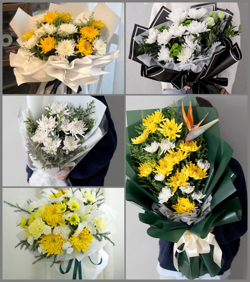 广东揭阳市普宁市里湖镇新池内村白事花束代送